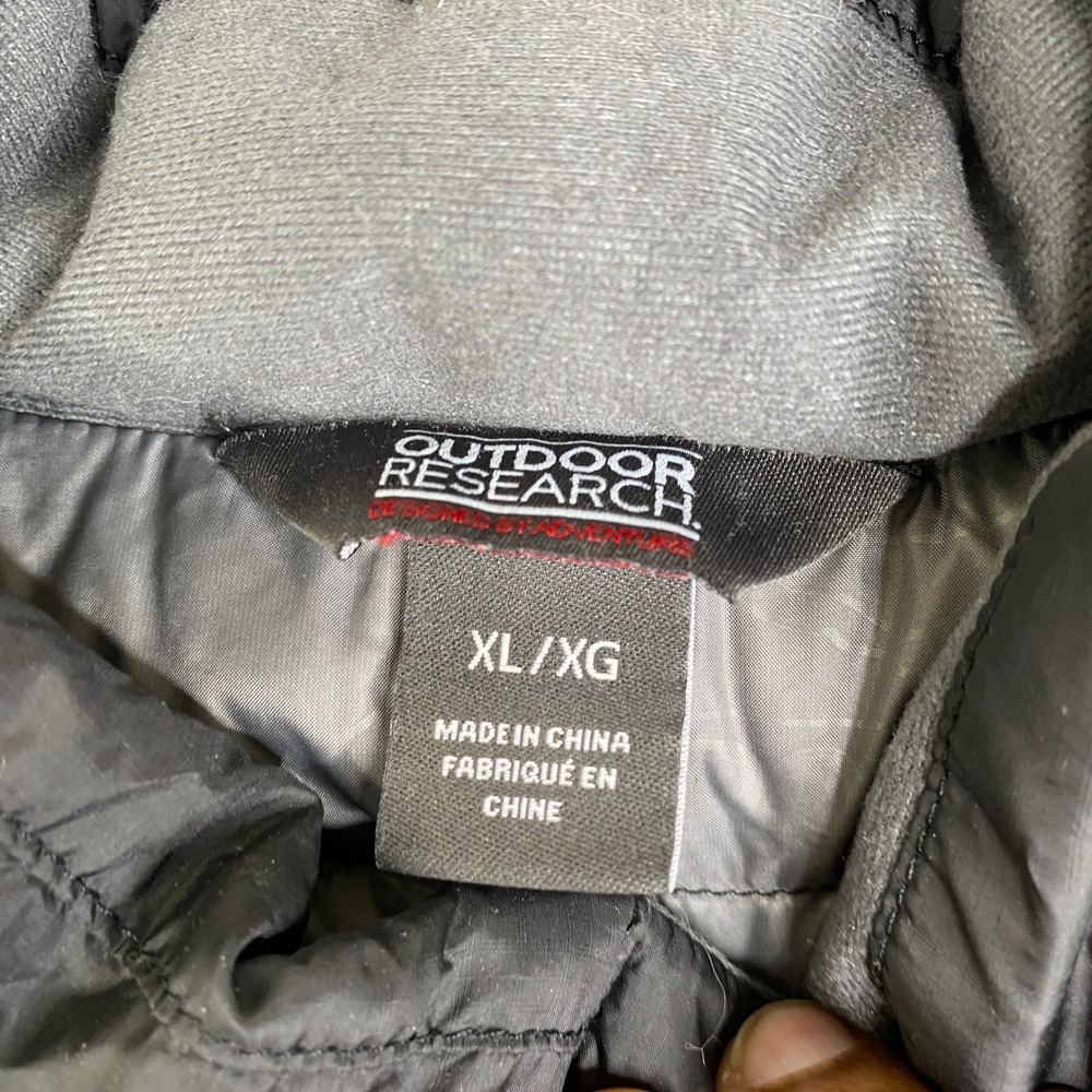 Outdoor Research Transcendent Down Vest Mens XL Black Puffer 57582 F13 - Picture 5 of 10